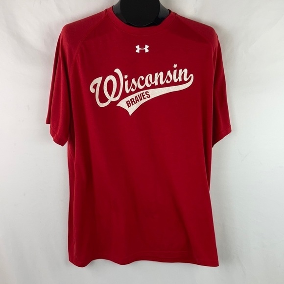 Under Armour Other - WISCONSIN Braves Under Armour Shirt L